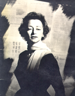 Lore Lorentz, Portraitaufnahme von Liselotte Strelow, 1952